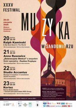 Sandomierz Wydarzenie Festiwal karnet 20-23.08